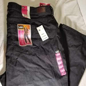 Lee Classic Fit Straight Leg Dark Denim